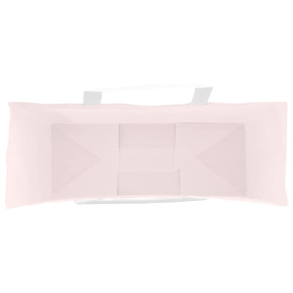 vidaXL kraftpapirposer 250 stk. med håndtag 32x12x42 cm lyserød