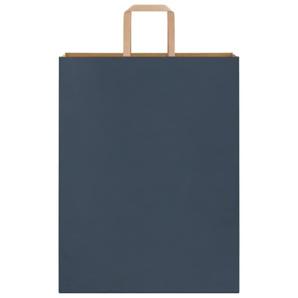 vidaXL Paperikassit 50 kpl kahvoilla sininen 32x12x42 cm