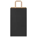 Pikkukuva 5 / 11: vidaXL Paperikassit 250 kpl kahvoilla musta 21x11x36 cm