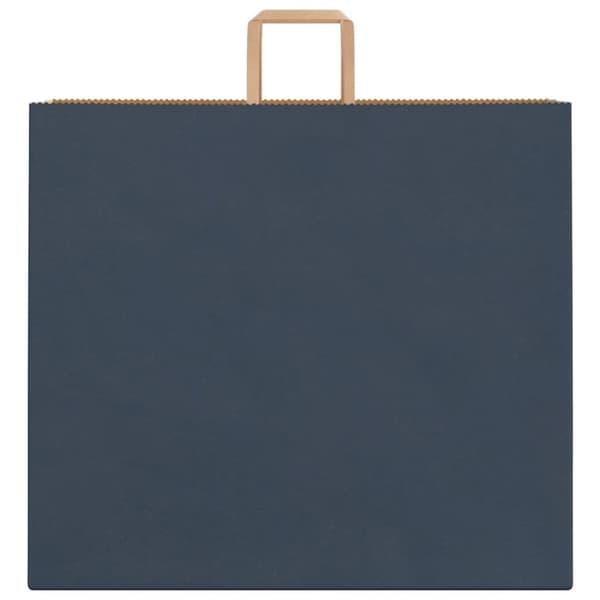 vidaXL Kraftpapperspåsar 250 st med handtag blå 54x15x49 cm