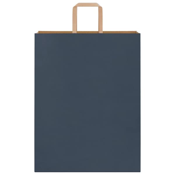 vidaXL kraftpapirposer 250 stk. med håndtag 32x12x42 cm blå