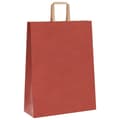 Miniatyrbild 5 av 11: vidaXL Kraftpapperspåsar 50 st med handtag röd 32x12x42 cm