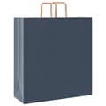 Pikkukuva 3 / 11: vidaXL Paperikassit 250 kpl kahvoilla sininen 45x17x48 cm