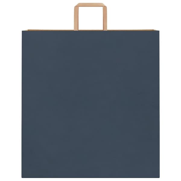 vidaXL Paperikassit 250 kpl kahvoilla sininen 45x17x48 cm