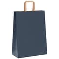 Miniatyrbild 4 av 11: vidaXL Kraftpapperspåsar 250 st med handtag blå 26x12x35 cm