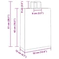 Miniatyrbilde 11 av 11: vidaXL Papirposer 250 stk med håndtak rød 32x12x42 cm