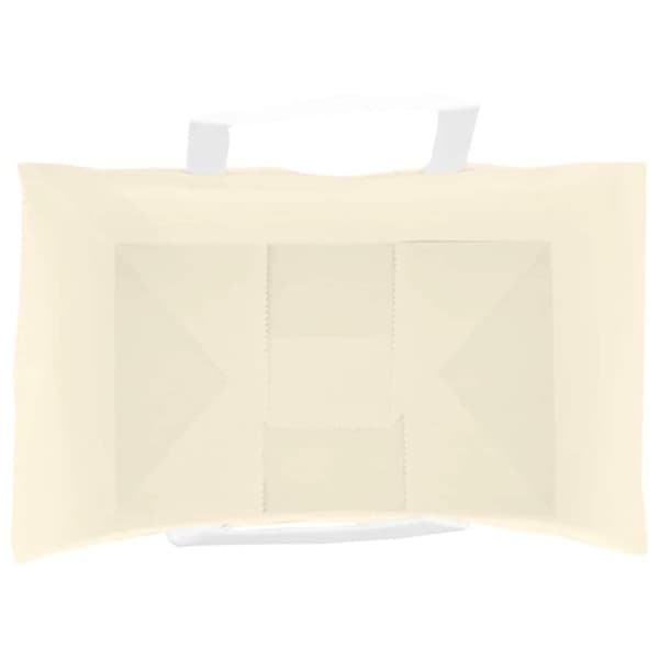 vidaXL Kraftpapperspåsar 250 st med handtag gul 26x17x25 cm