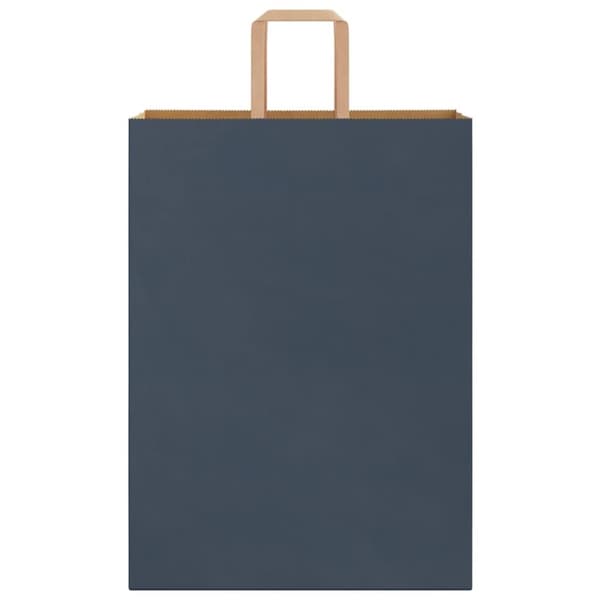 vidaXL kraftpapirposer 250 stk. med håndtag 32x17x44 cm blå