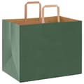 Pikkukuva 3 / 11: vidaXL Paperikassit 250 kpl kahvoilla vihreä 32x22x24 cm