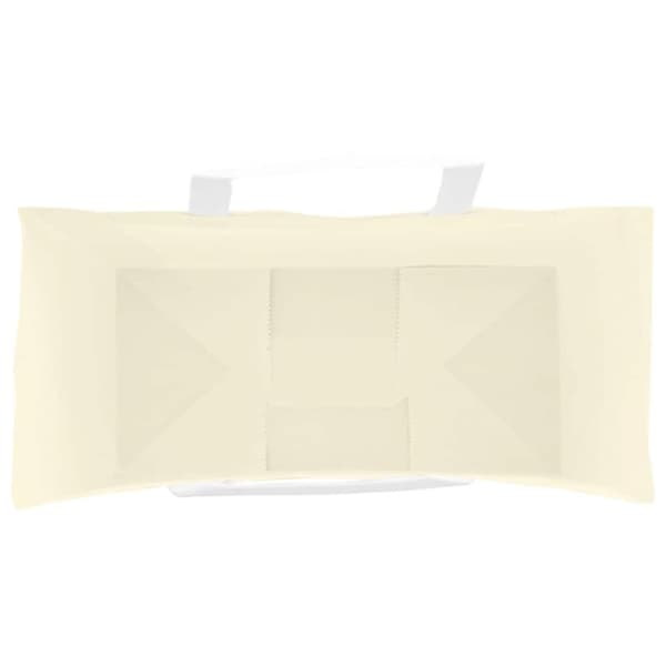 vidaXL Kraftpapperspåsar 50 st med handtag gul 26x12x35 cm