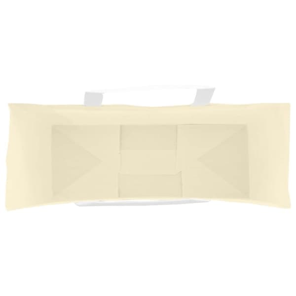 vidaXL kraftpapirposer 50 stk. med håndtag 32x12x42 cm gul