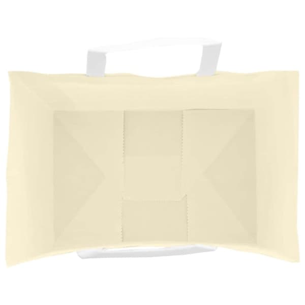 vidaXL kraftpapirposer 50 stk. med håndtag 32x22x28 cm gul