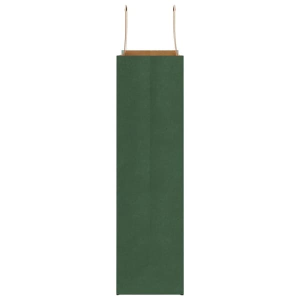 vidaXL kraftpapirposer 250 stk. med håndtag 32x12x42 cm grøn