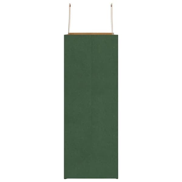 vidaXL kraftpapirposer 250 stk. med håndtag 32x17x44 cm grøn