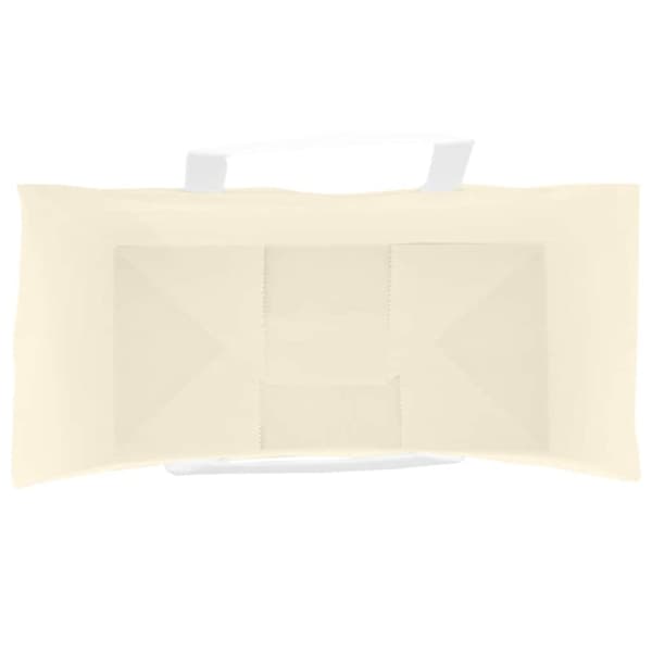 vidaXL Paperikassit 250 kpl kahvoilla keltainen 18x8x22 cm