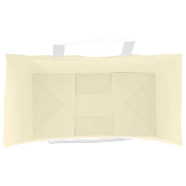 vidaXL kraftpapirposer 50 stk. med håndtag 32x17x44 cm gul
