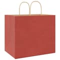 Miniatyrbilde 7 av 11: vidaXL Papirposer 50 stk med håndtak rød 32x22x28 cm