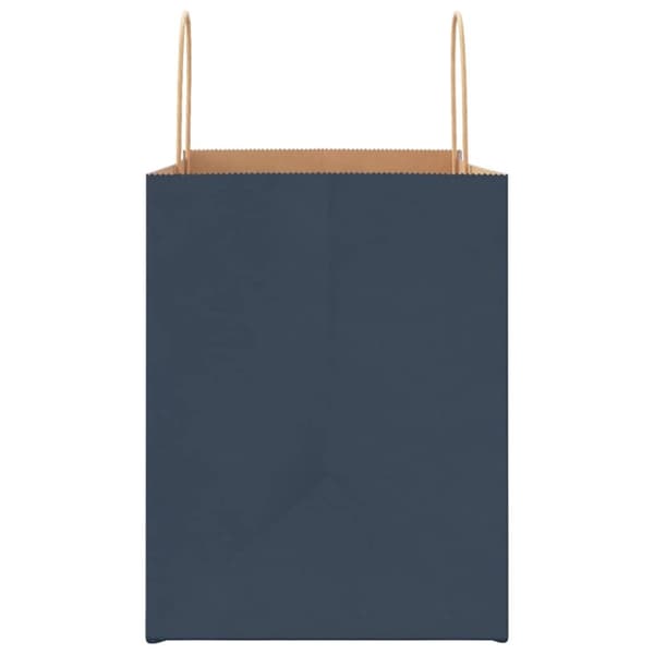 vidaXL kraftpapirposer 50 stk. med håndtag 32x22x28 cm blå