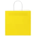 Miniatyrbild 5 av 11: vidaXL Kraftpapperspåsar 50 st med handtag gul 26x17x25 cm