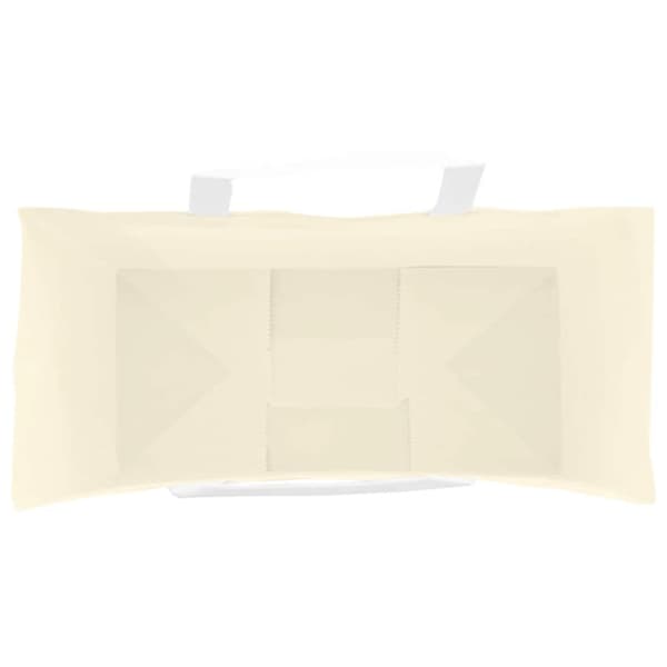 vidaXL Kraftpapperspåsar 250 st med handtag gul 26x12x35 cm