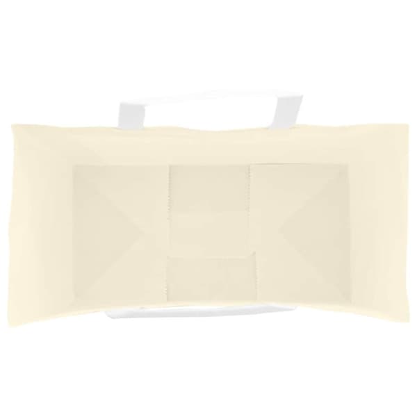 vidaXL Kraftpapperspåsar 250 st med handtag gul 21x11x31 cm