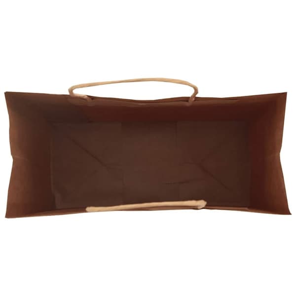 vidaXL kraftpapirposer 50 stk. med håndtag 26x12x35 cm blå