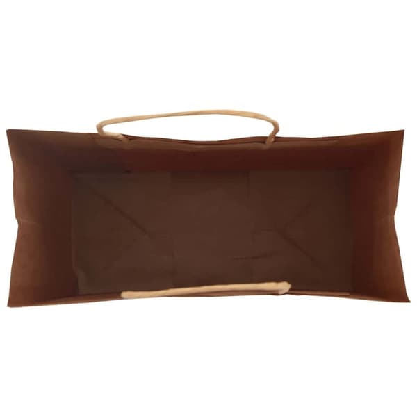 vidaXL kraftpapirposer 250 stk. med håndtag 26x12x35 cm rød