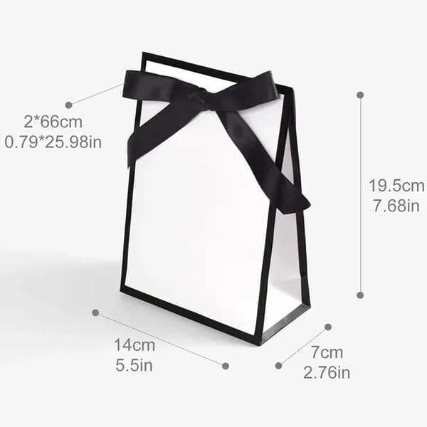 Presentpåsar, Elegant Design, Bärbar och Lätt, Mångsidig för Olika Tillfällen,Stor, 40PCS