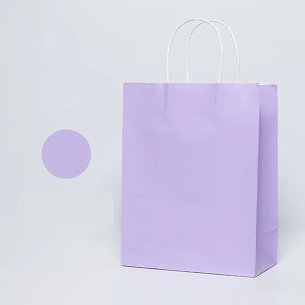Presentpapper Förpackningspåse, Grossistpriser, Personifieringsalternativ, Lila, 21x11x27cm - 50 st
