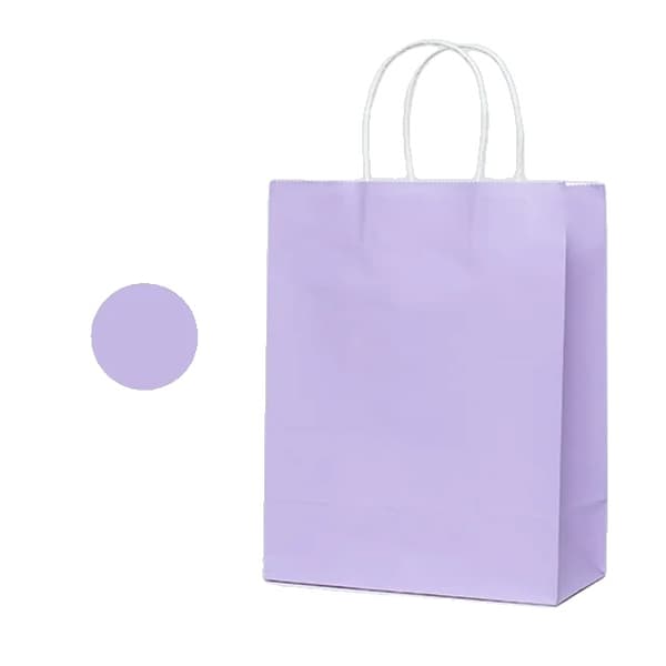 Presentpapper Förpackningspåse, Grossistpriser, Personifieringsalternativ, Lila, 21x11x27cm - 50 st