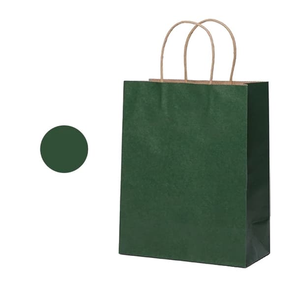 Presentpapper Förpackningspåse, Grossistpriser, Personifieringsalternativ, Grön, 32x11x27cm - 50 st