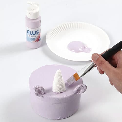 Runda Pappaskar - Dia. 8,5 - 21,5 cm - Vit - 7 st