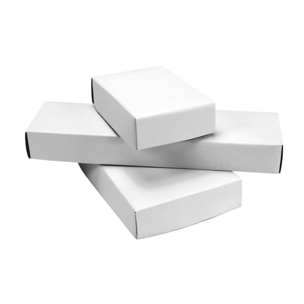 Presentförpackning - MegaCrea DIY - 3 stycken - Vit kartong - Blandat - Vuxen