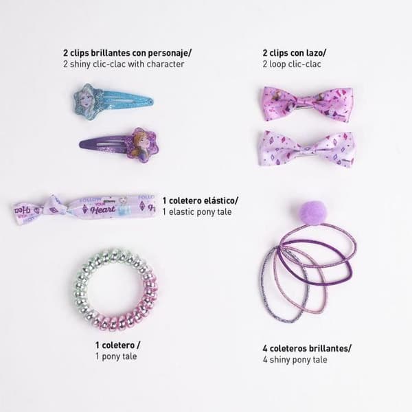 Skönhetstillbehör - FRYST - Presentförpackning - Återanvändbar presentförpackning - Rosa, Blå, Lila