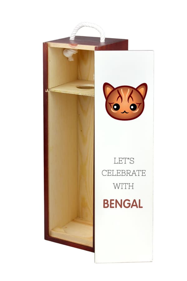 Bengali - vinkasse med grafik og Art-Dog-mærket inskription