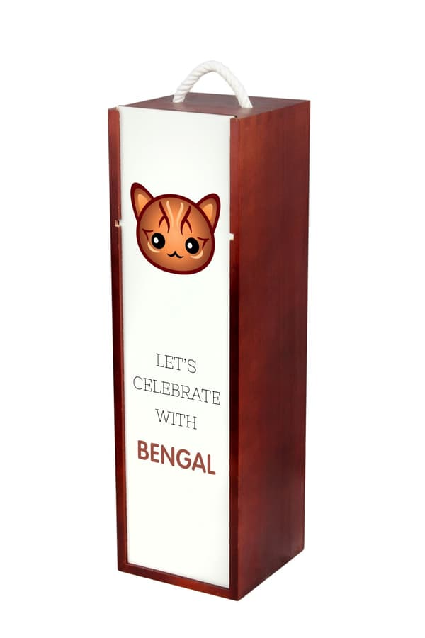 Bengali - vinkasse med grafik og Art-Dog-mærket inskription