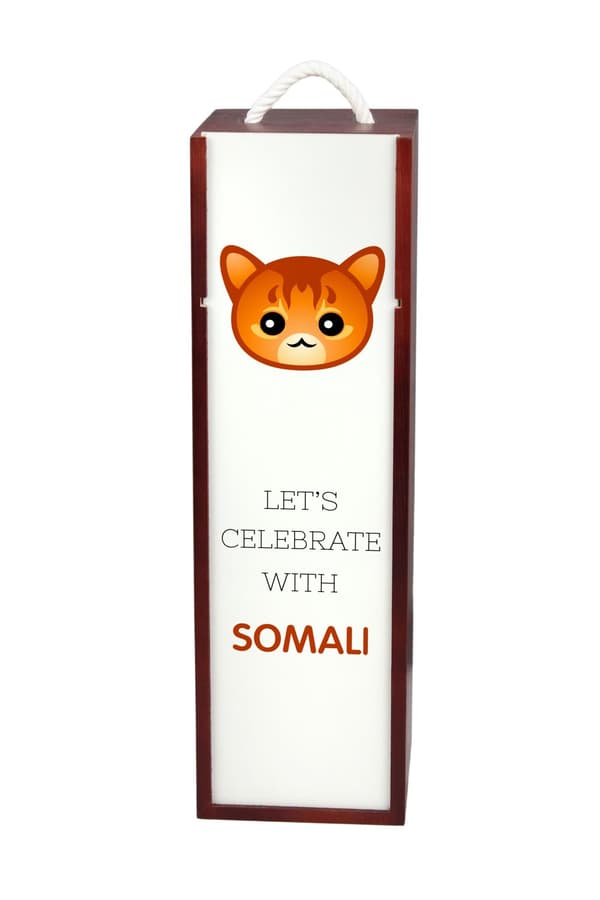 Somali - vinkasse med grafik og Art-Dog-mærket inskription