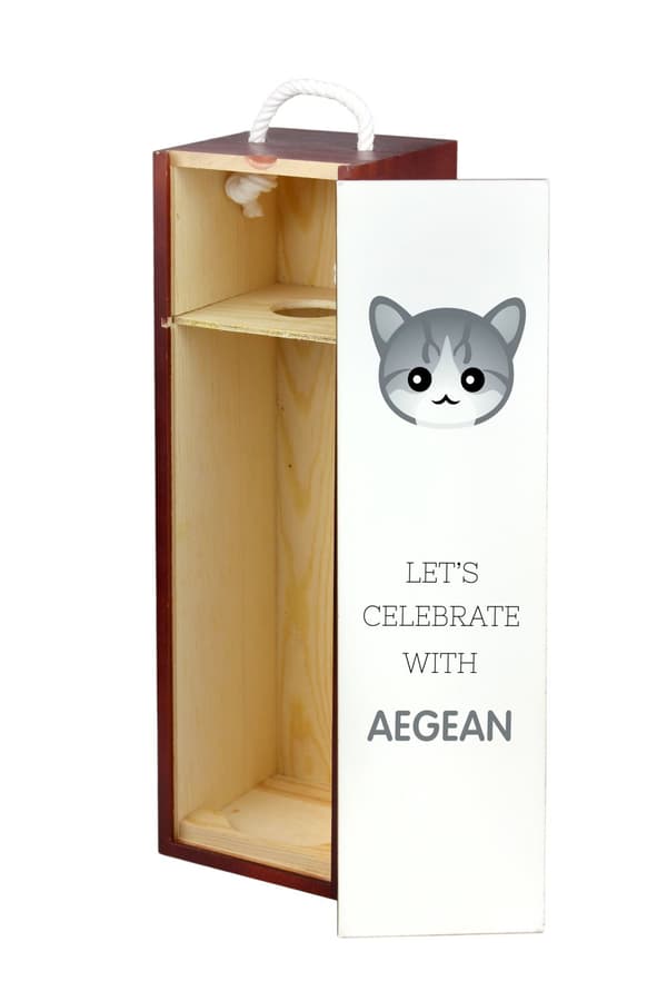 Aegean - vinkasse med grafik og inskriptionen af Art-Dog-mærket
