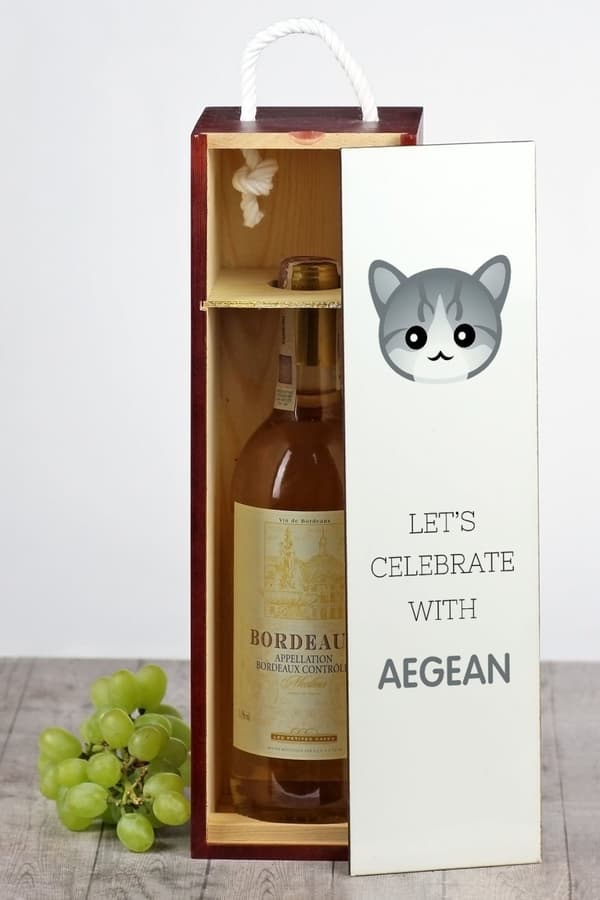Aegean - vinkasse med grafik og inskriptionen af Art-Dog-mærket