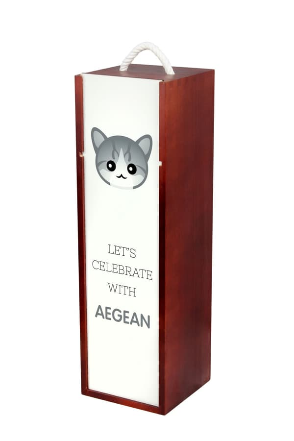 Aegean - vinkasse med grafik og inskriptionen af Art-Dog-mærket