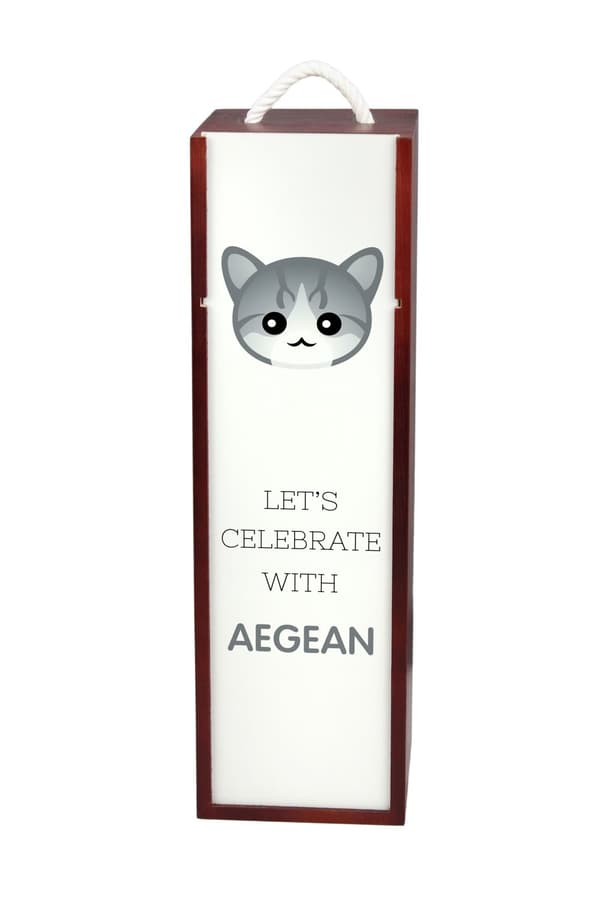 Aegean - vinkasse med grafik og inskriptionen af Art-Dog-mærket