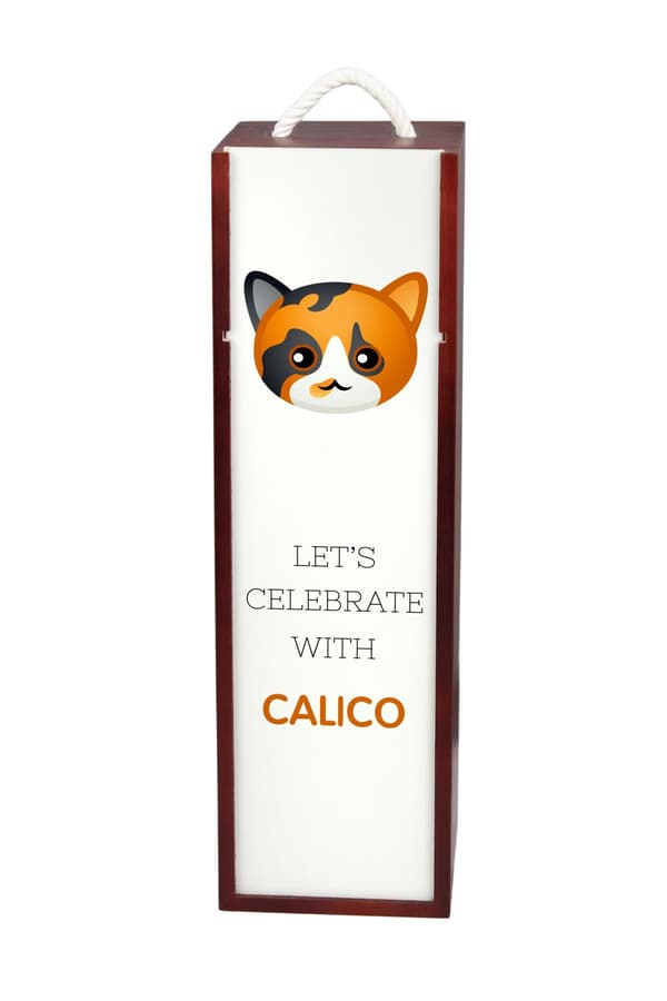 Caliko kat - vinkasse med grafik og Art-Dog-mærket inskription