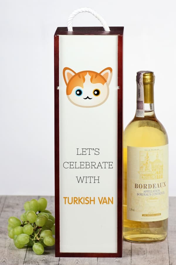 Turkisk ekorre - vinlåda med grafik och märket Art-Dog