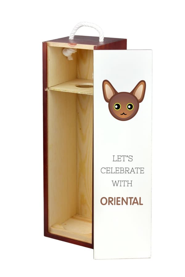 Orientalisk - vinlåda med grafik och märket Art-Dog