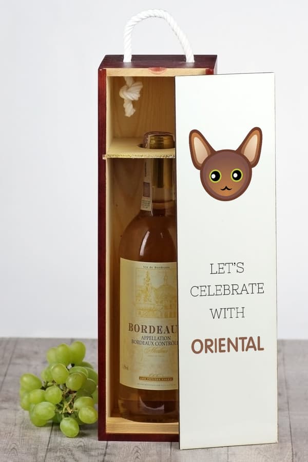 Orientalisk - vinlåda med grafik och märket Art-Dog