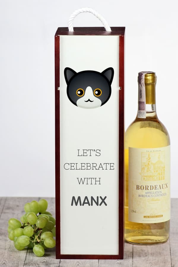 Manx - vinkasse med grafik og Art-Dog-mærket inskription