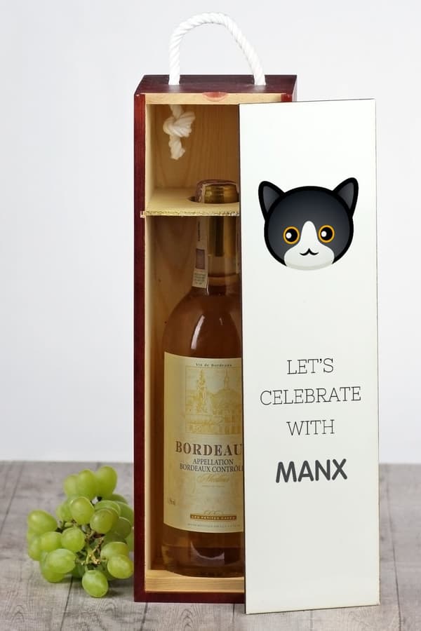 Manx - vinkasse med grafik og Art-Dog-mærket inskription