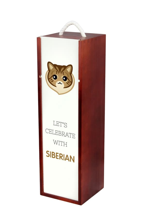 Siberian - viinilaatikko grafiikalla ja Art-Dog-brändin merkinnällä