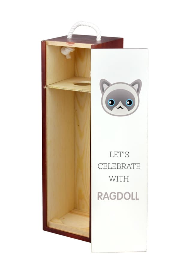 Ragdoll - vinkasse med grafik og Art-Dog-mærket inskription