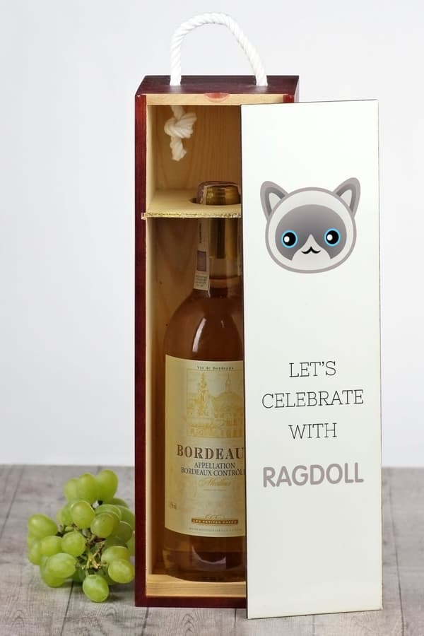 Ragdoll - vinkasse med grafik og Art-Dog-mærket inskription
